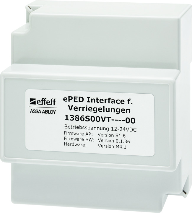 ePED® interface for locks for distribution box installation