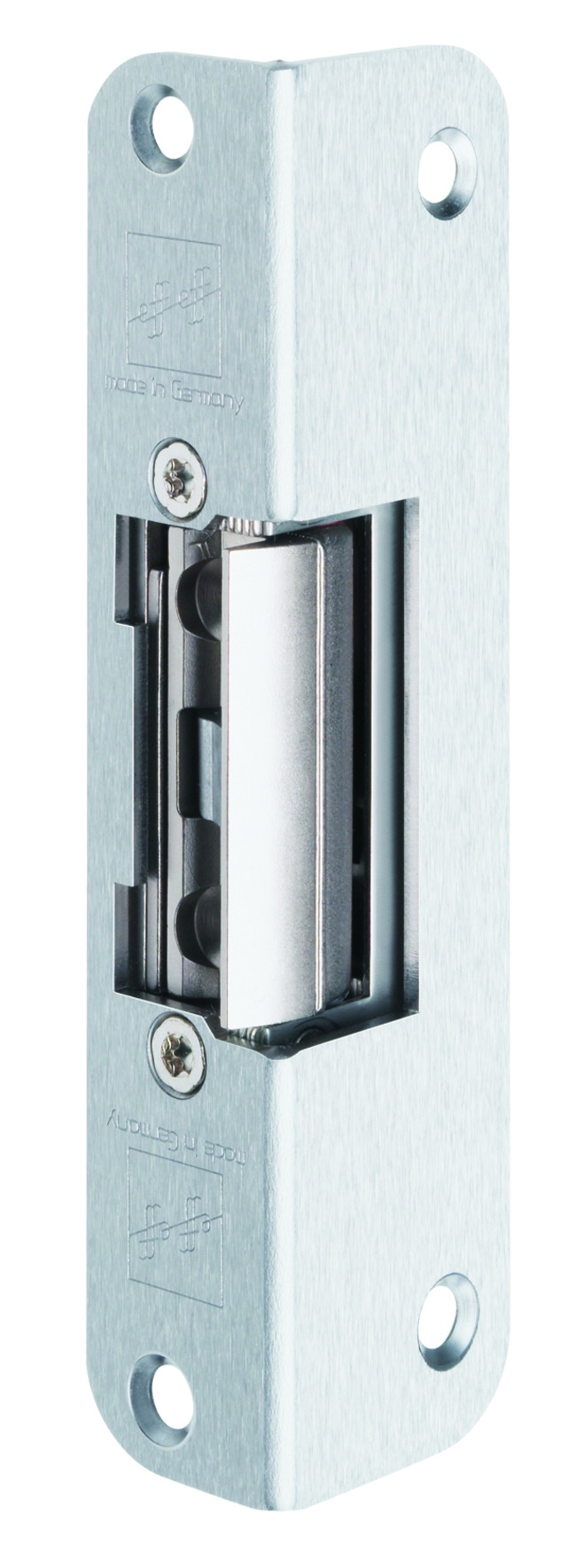 Escape Door Strike with short, angled striking plate 332.80-60335