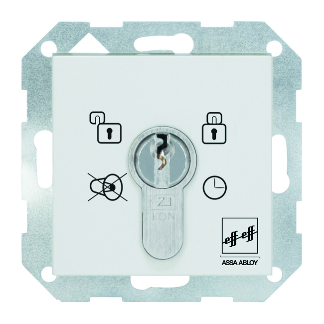 Flush-mounted key switch