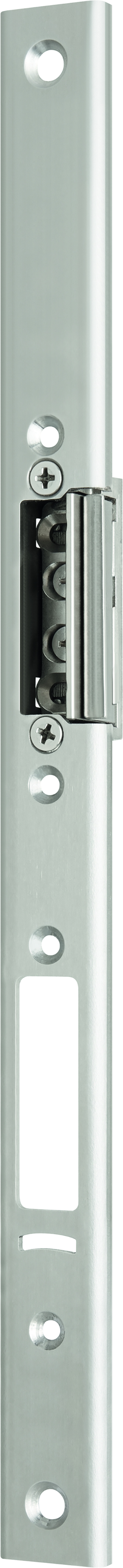 U-shaped face plate for the panic passive leaf locking system in metal frame doors 14413-M-STU