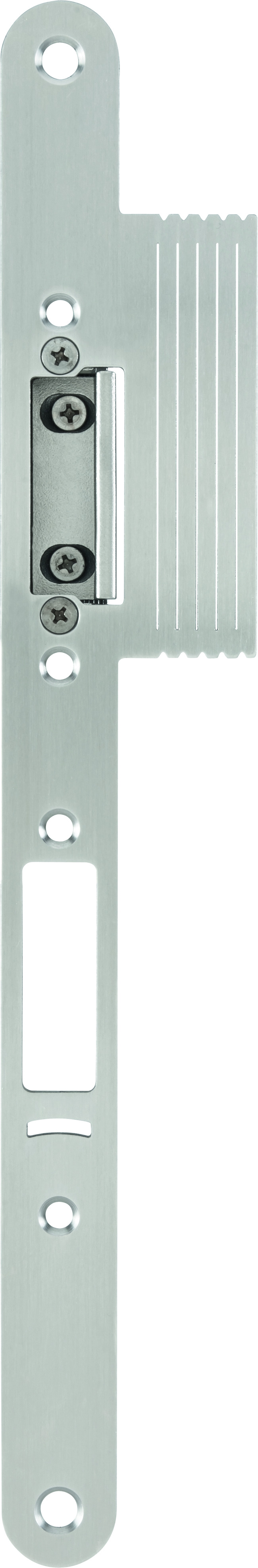 Flanged face plate for the panic passive leaf locking system in solid leaf doors 14413-H-STL