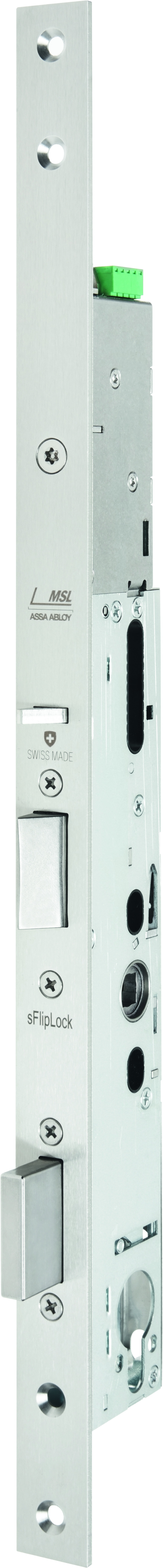 sFlipLock drive panic security mortise lock, motorised 15544PE-SV